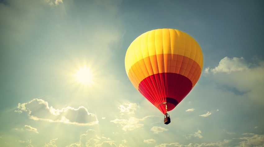 Ballonbestattung